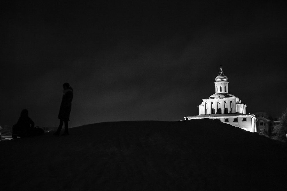 Возле церкви