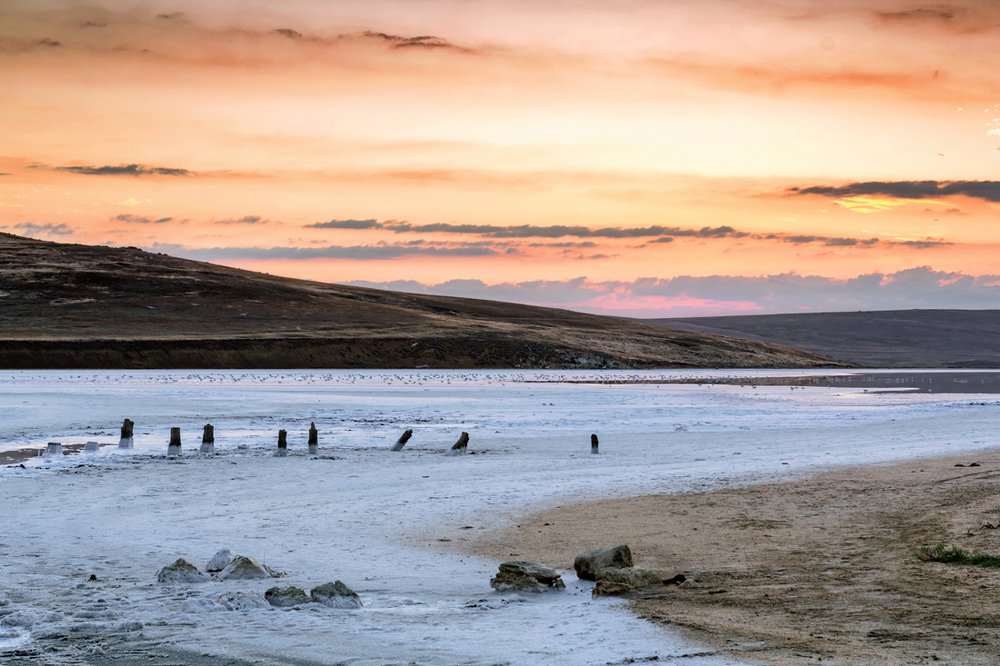 Рассвет на Кояшском озере.