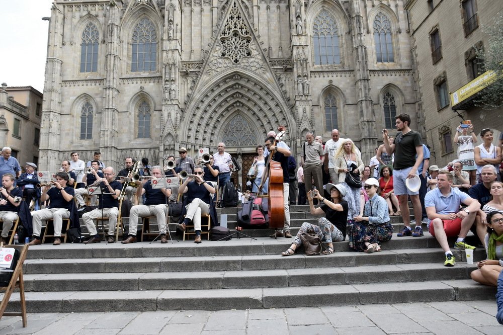 Музыканты Барселоны.