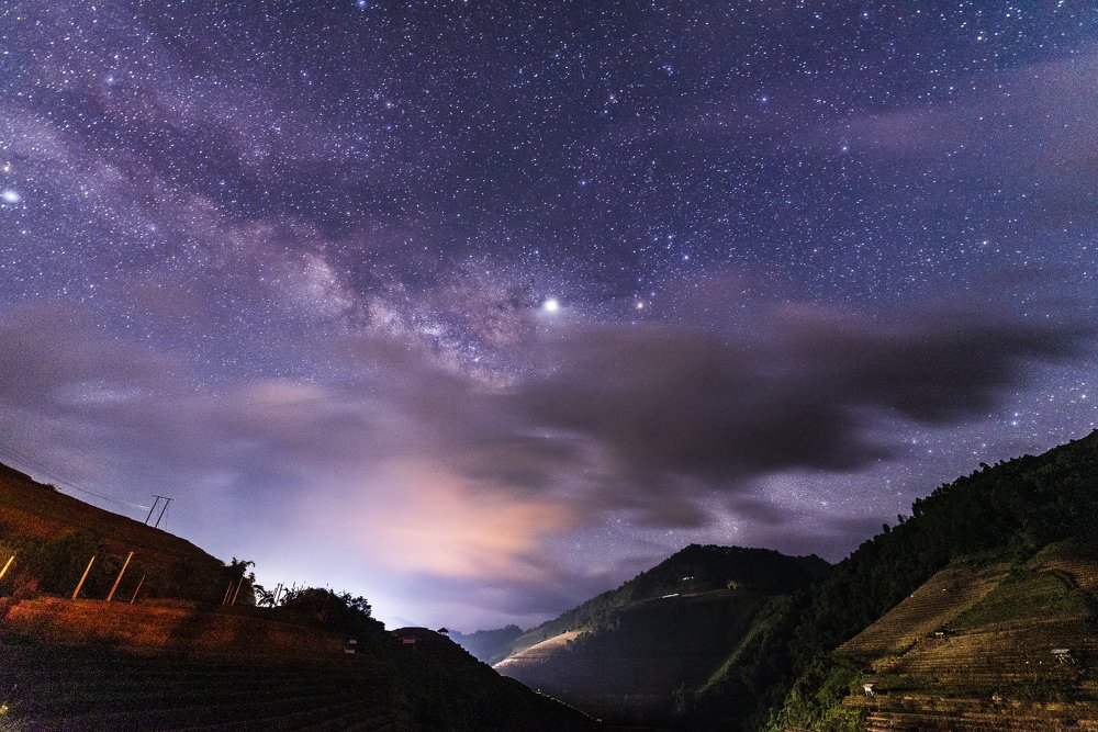 milkyway on the mountance