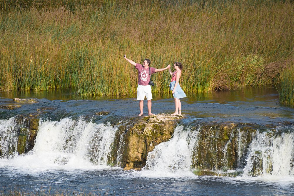 Как же без селфи.