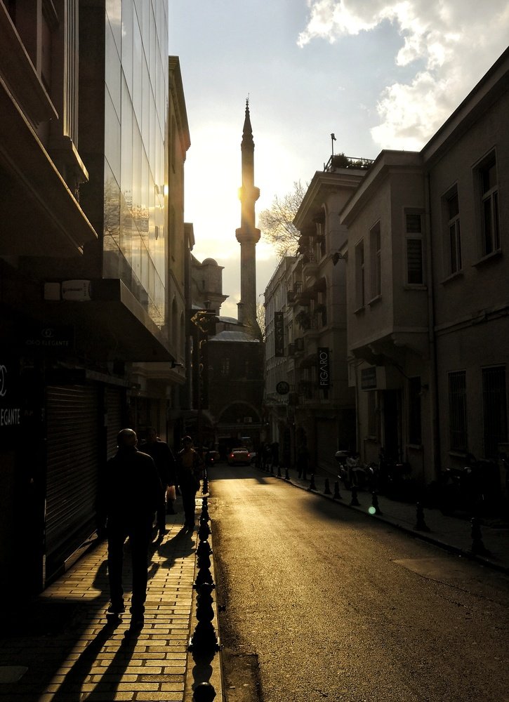 Sunset in istanbul