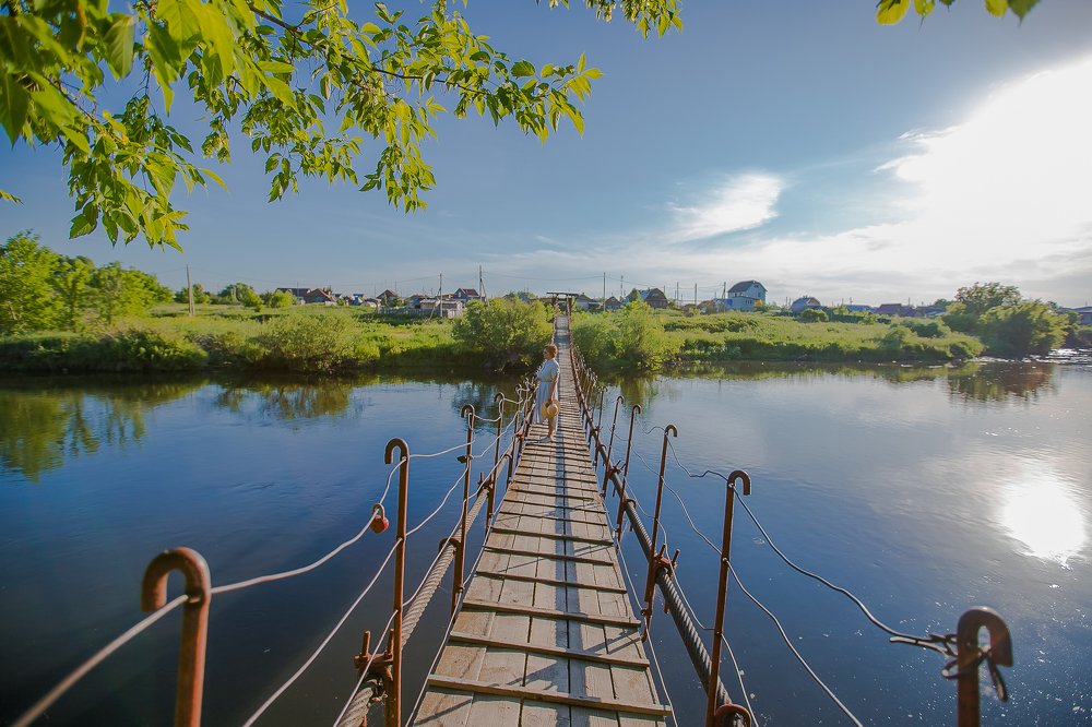 Мост. В ожидании заката...