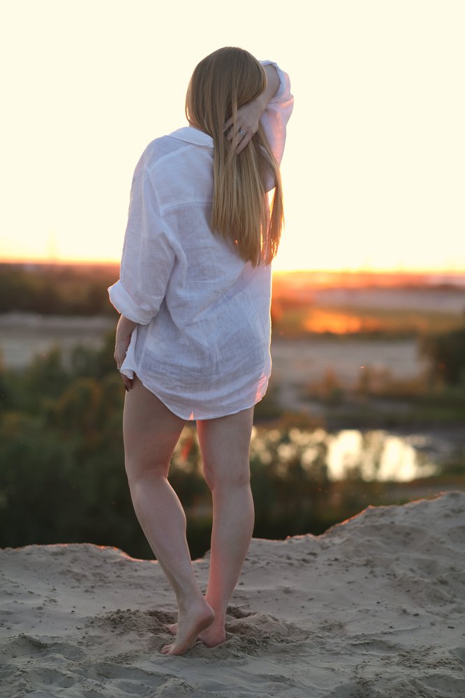 На закате...