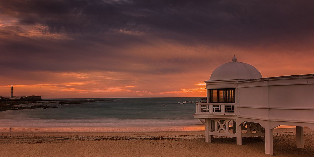 Atardecer en la Calita-Cádiz