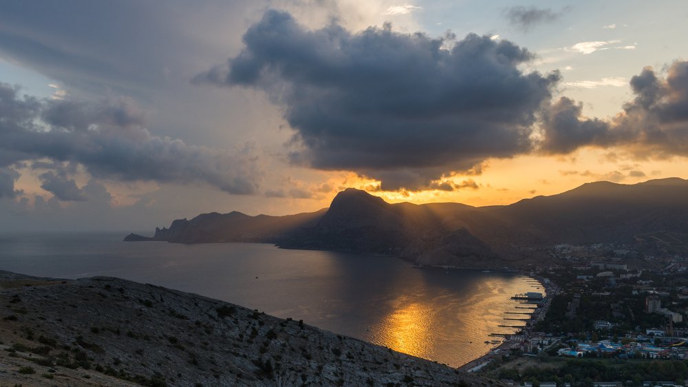 Закат в Судаке