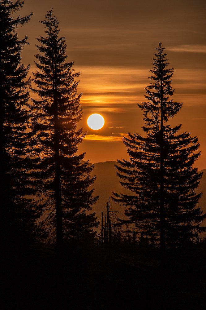 Схід  сонця  в Карпатах...