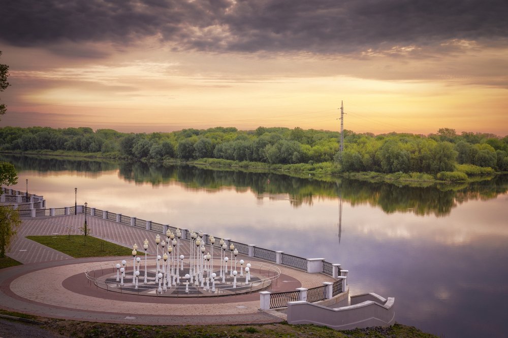 Розовое утро