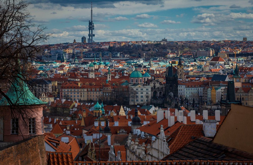 Пражские крыши.