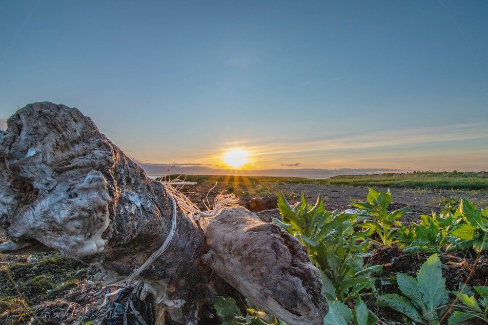 Закат. Россия. Сахалин