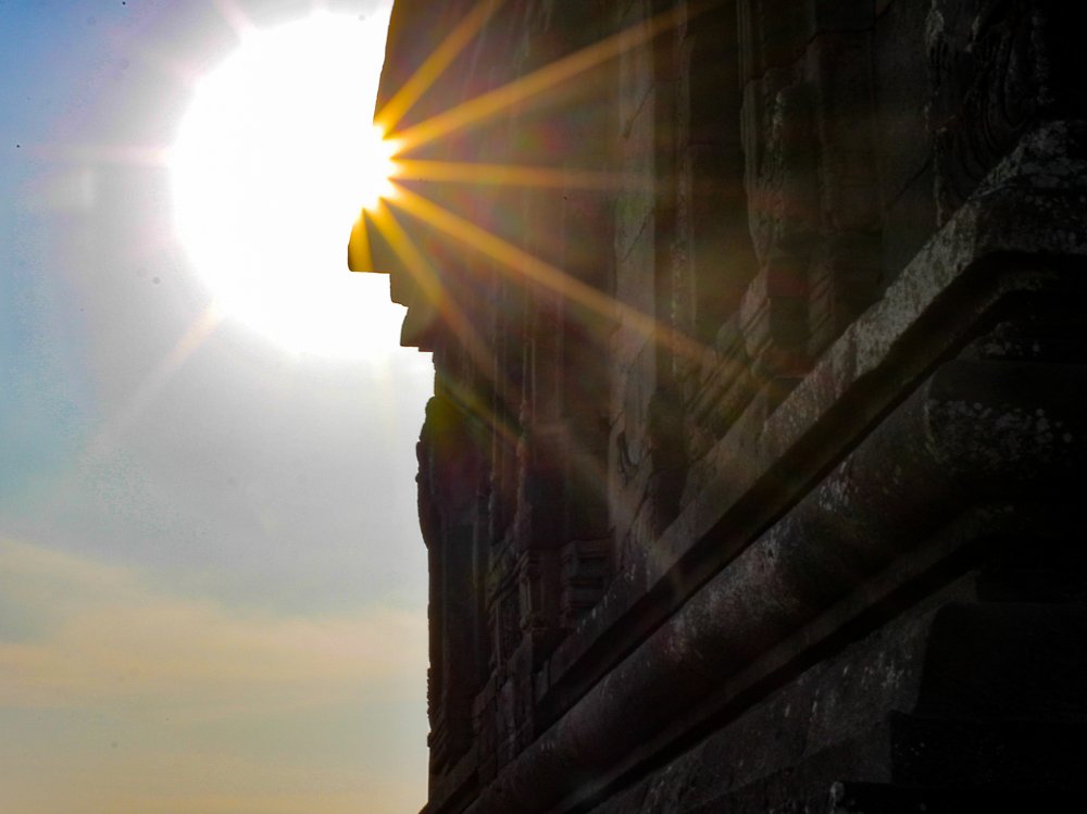 Sunset at Candi Ijo