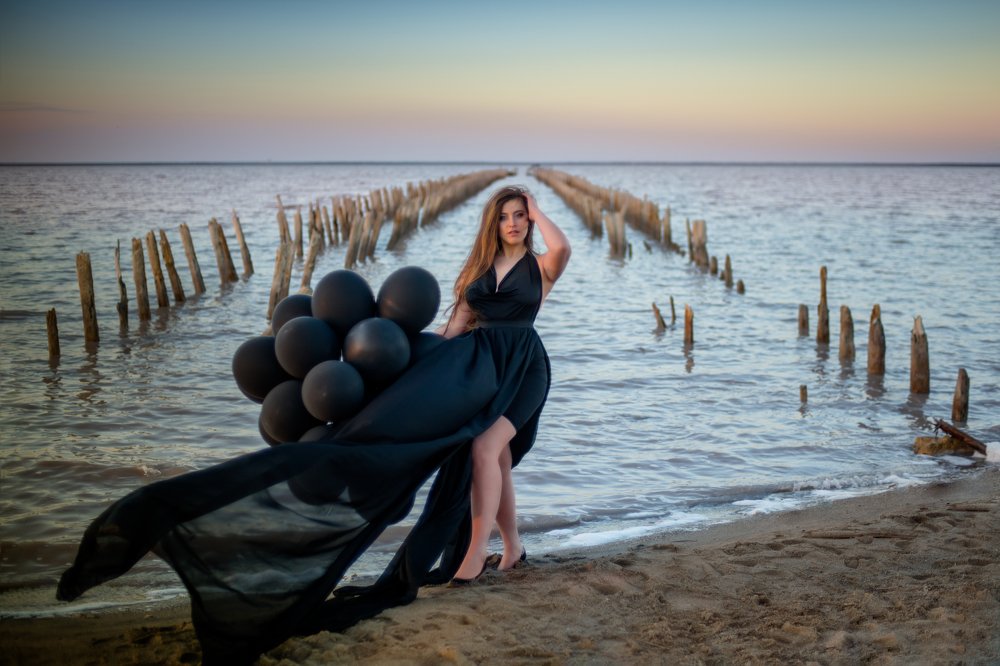 Красотка в черном