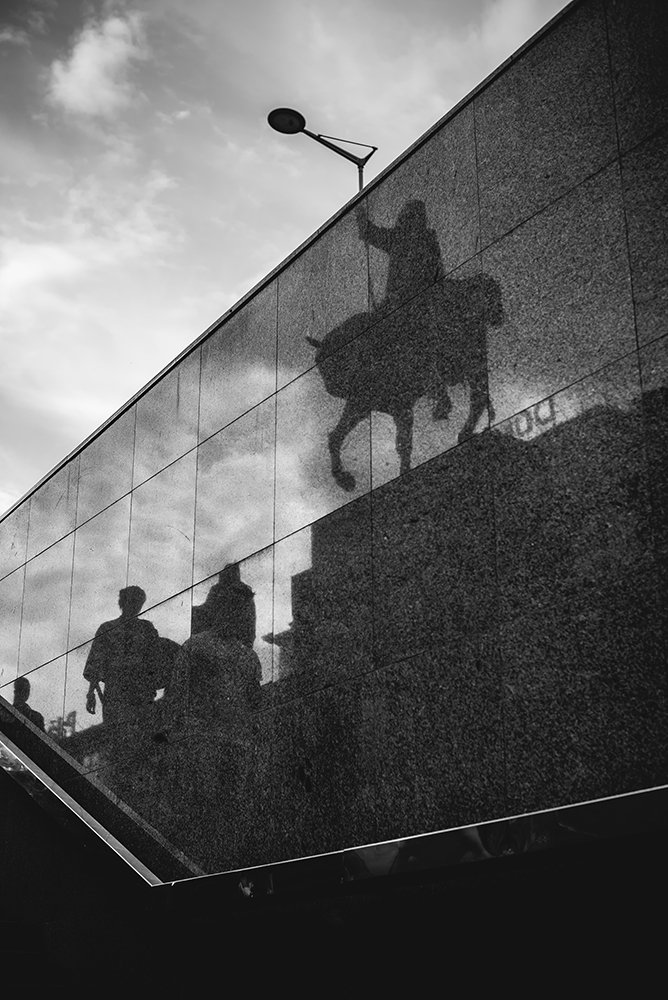 St. Vaclav holding a lamp