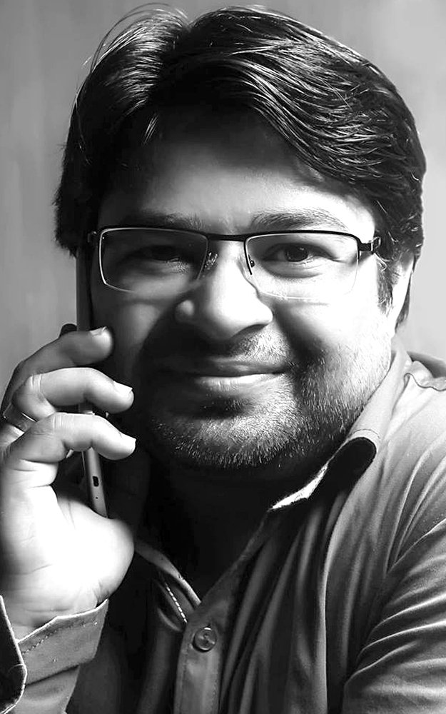 Male Black and white Portrait