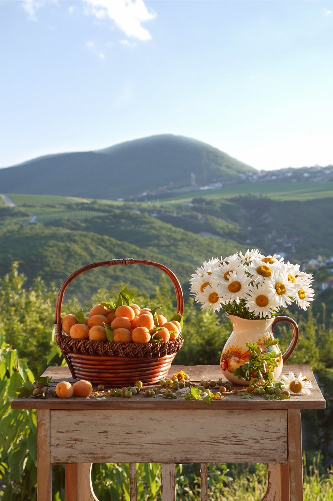 Абрикосово-ромашковый микс