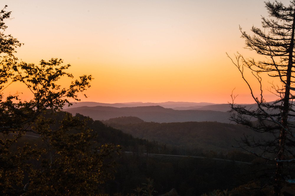 Закат на Мицульском хребте