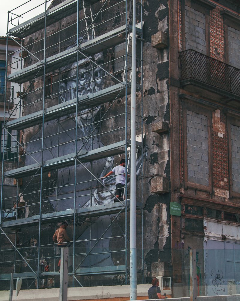 Художники в Порто.