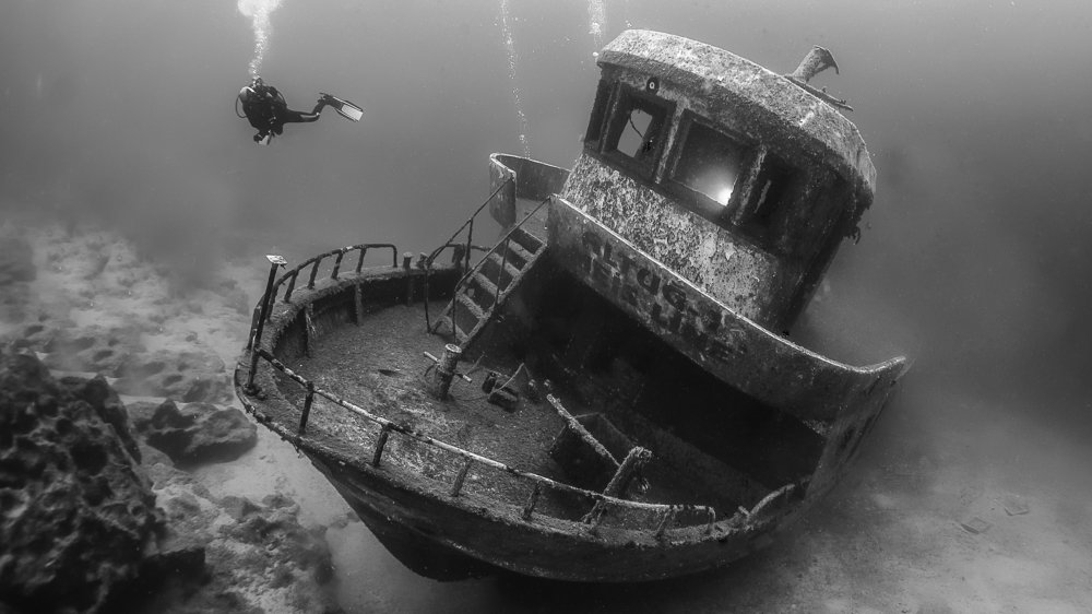 Турецкий паром, черно-белое