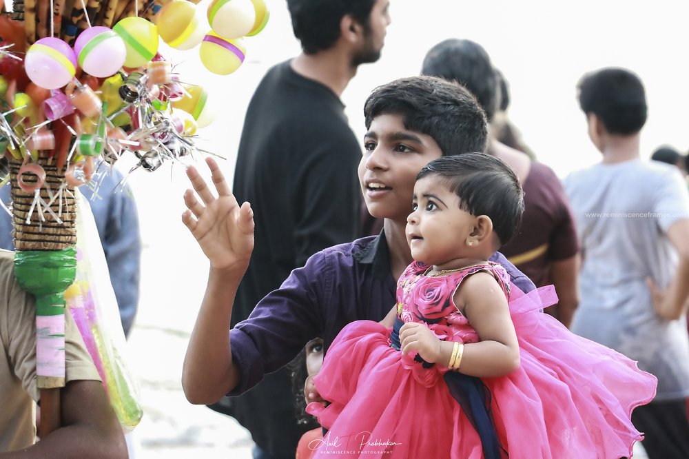 A Lovely Moment between Brother and Sister