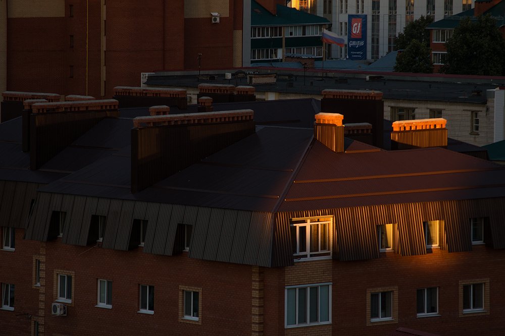 Последний луч уходящего солнца...