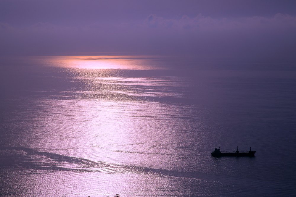 Закат на Черном море