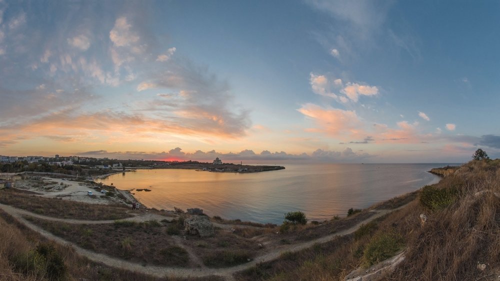 Закат над Карантинной бухтой