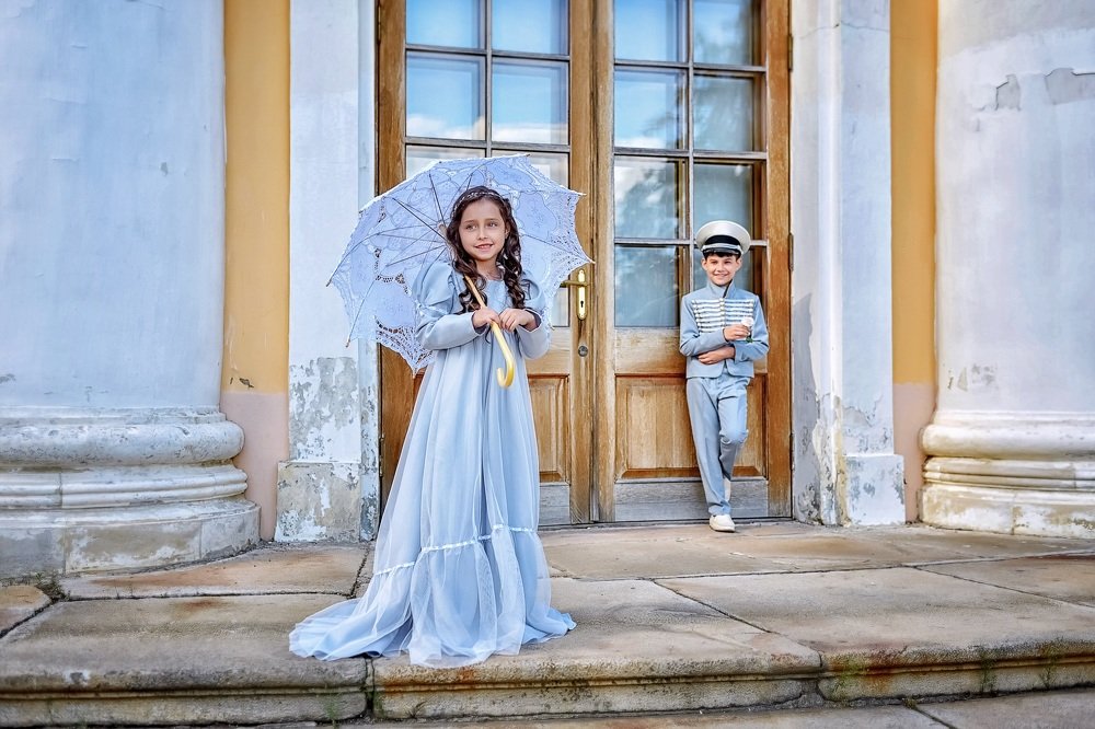 На прогулке