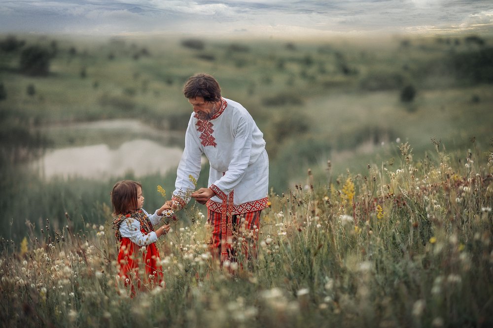 Цветочки для папы