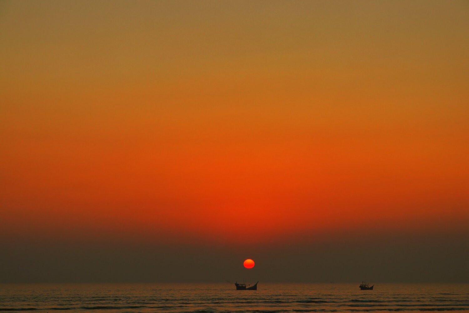 Sunset in Bay of Bangle
