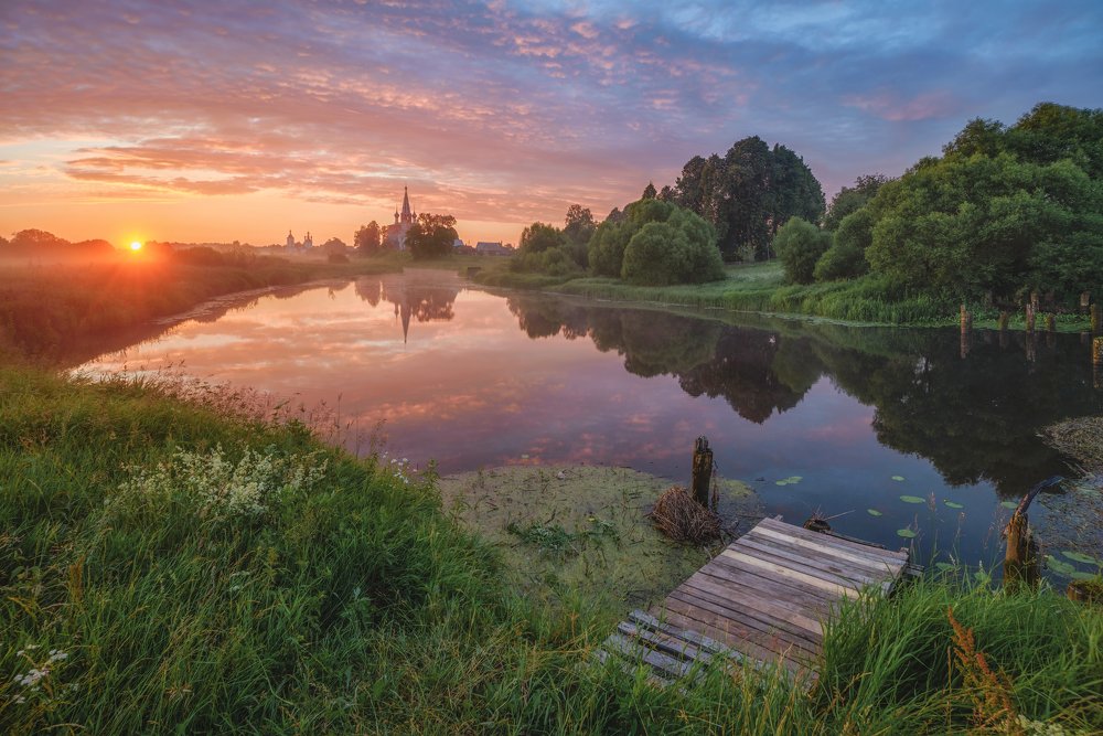 Акварельное утро