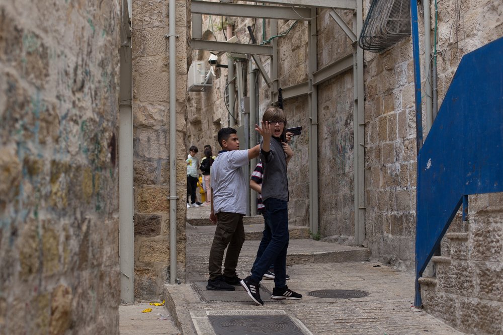 Войнушка в древнем городе