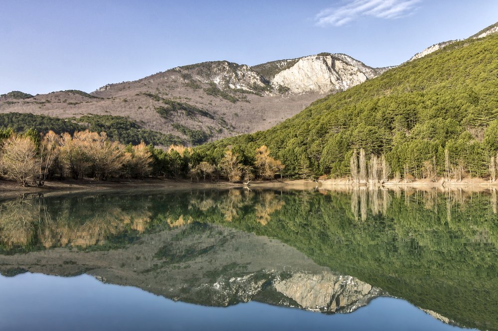 Озеро Бирюзовое. Крым.