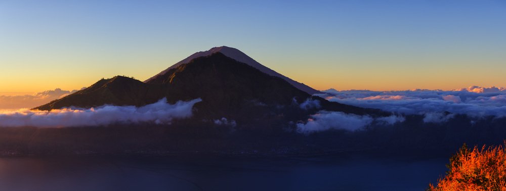 рассвет с вулкана