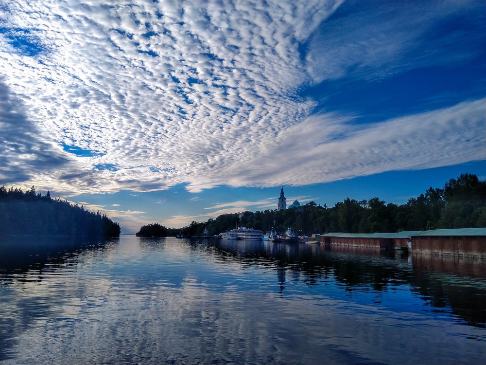 Небо над о.Валаам