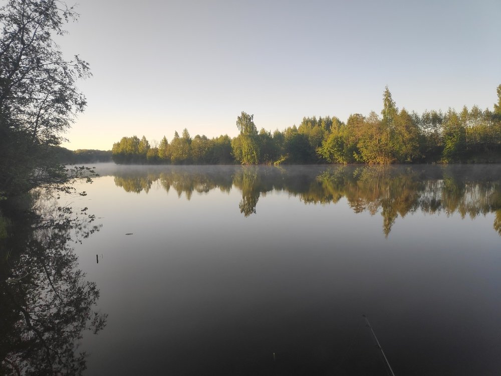 утро на реке Дубна