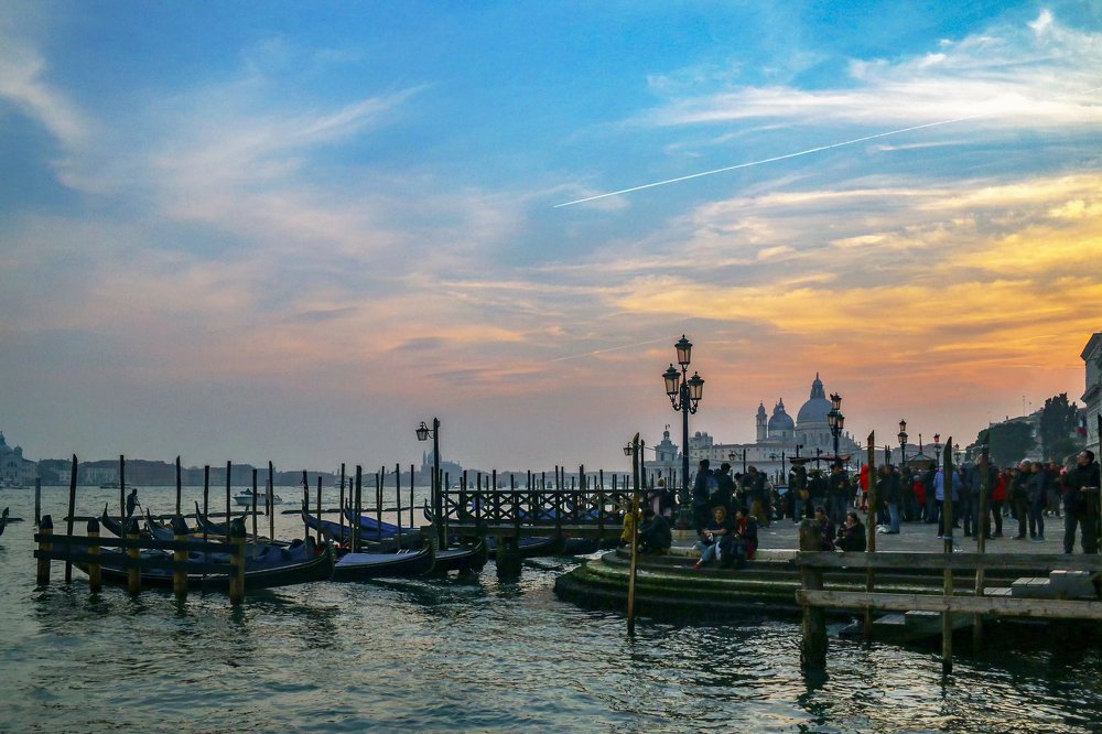 Закат в Венеции