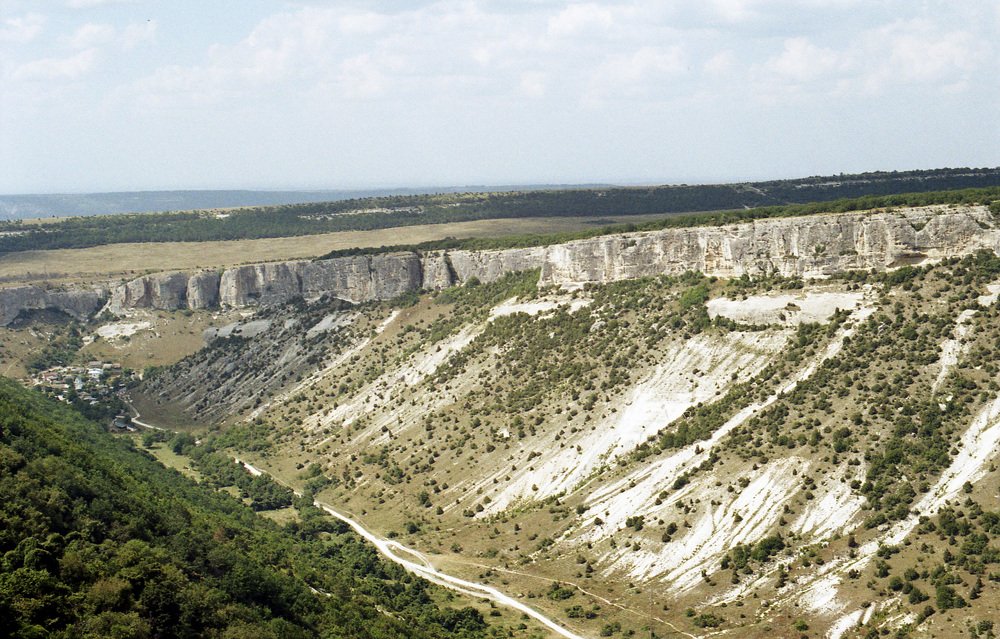 Вид, открывающийся с Чуфут-Кале