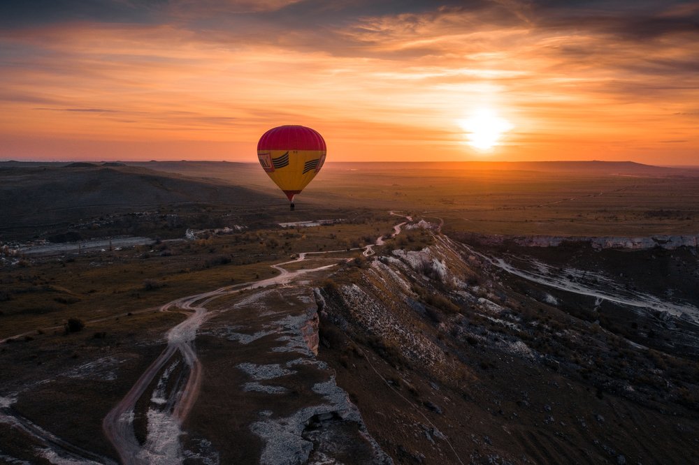 Рассвет над Белой Скалой