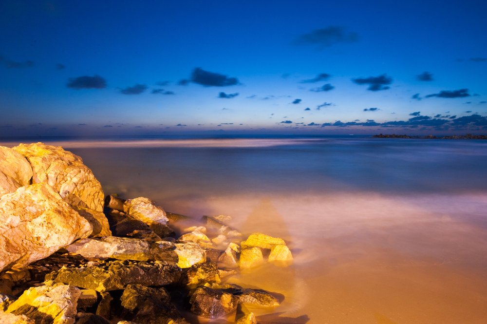 как только зашло солнце