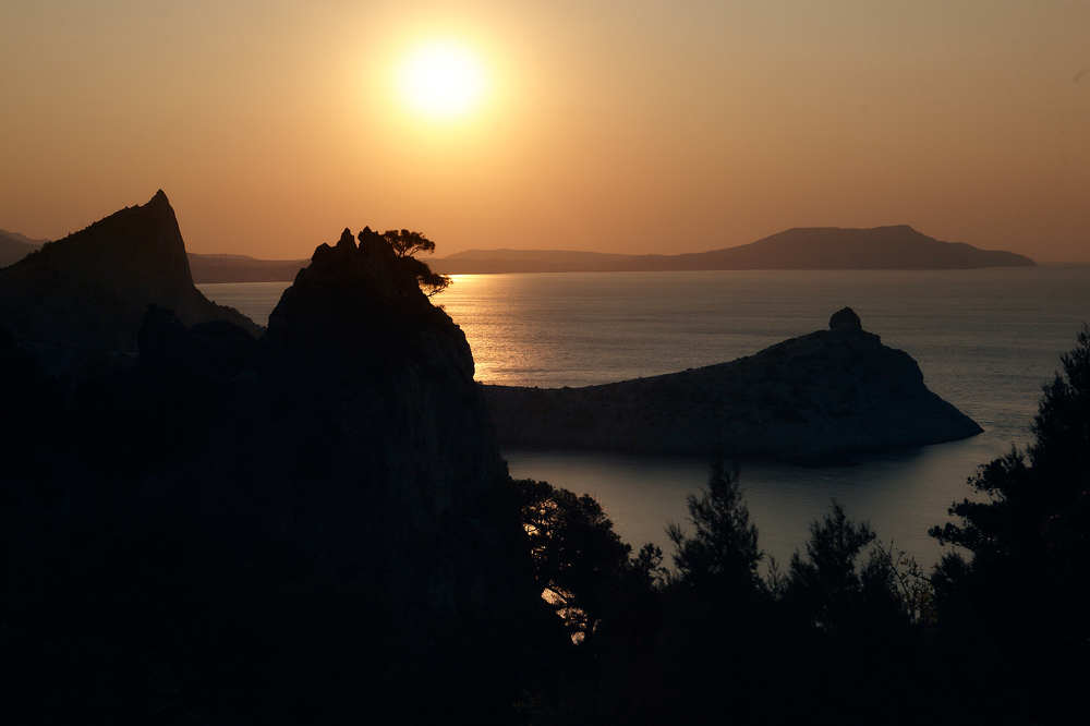 Рассвет недалеко от Нового Света.