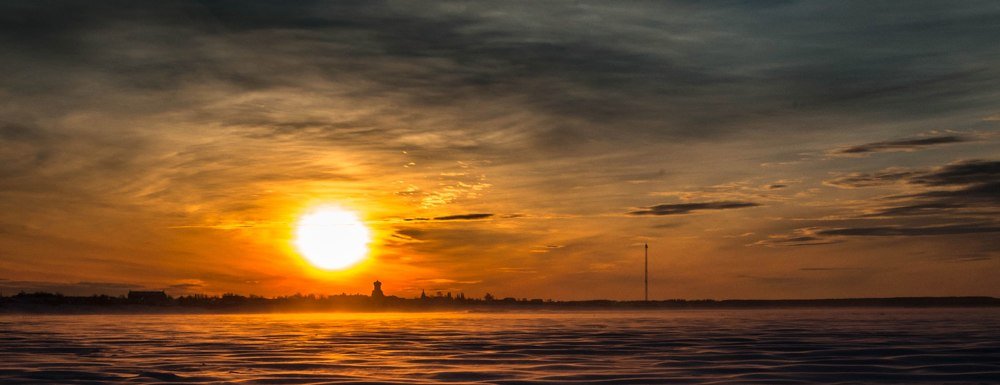 Закат над Ижмой