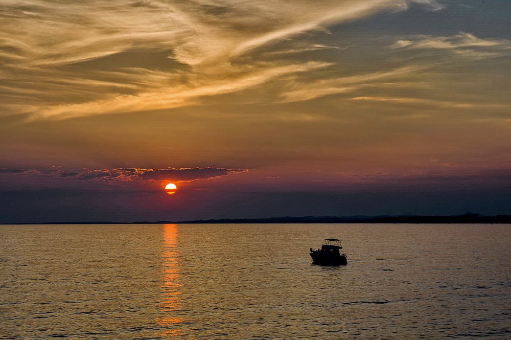 Закат в Side июнь 2019