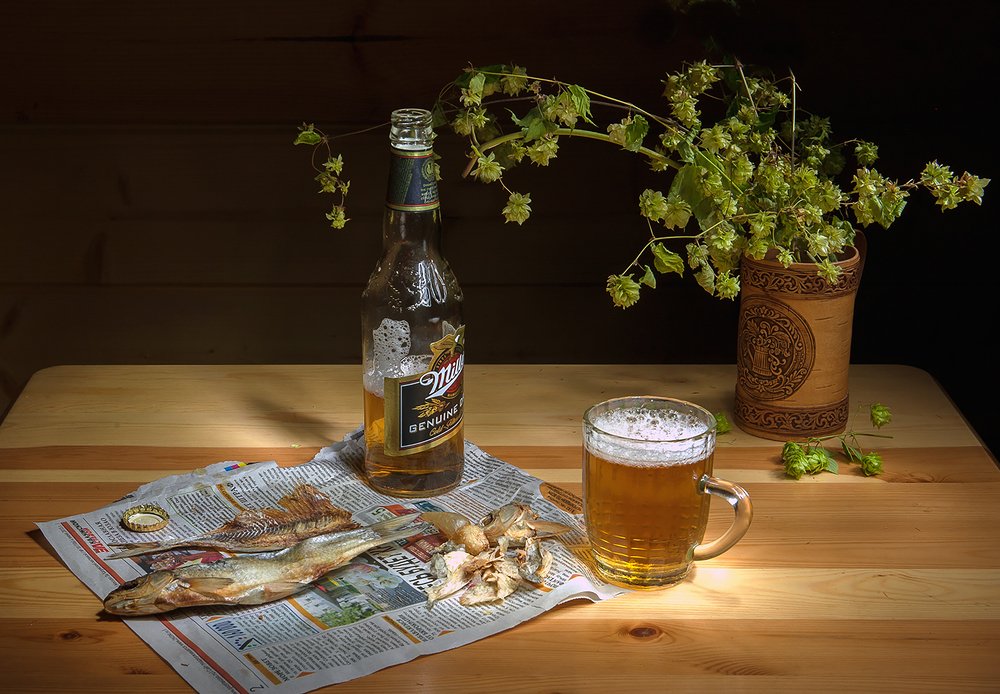 Натюрморт с пивом