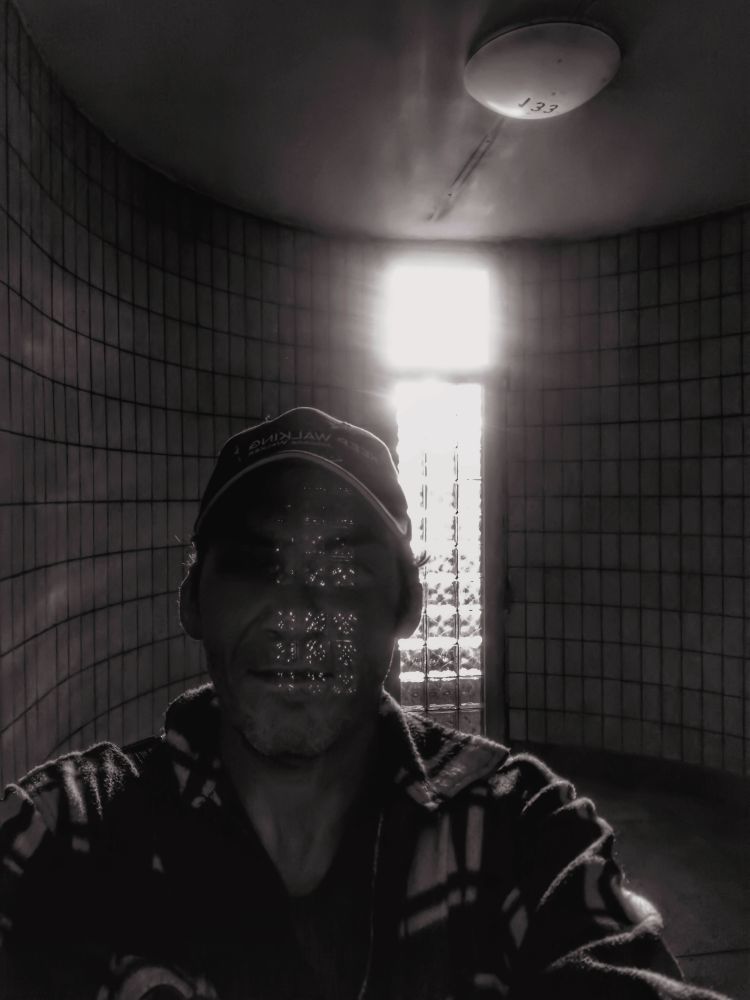 Selfie fenytoressel B&W