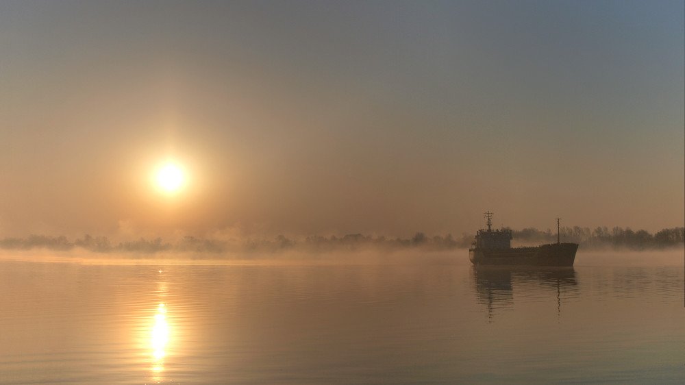 В легком утреннем тумане...