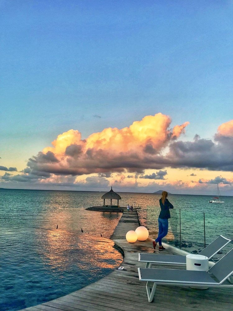 Sunset in Mauritius