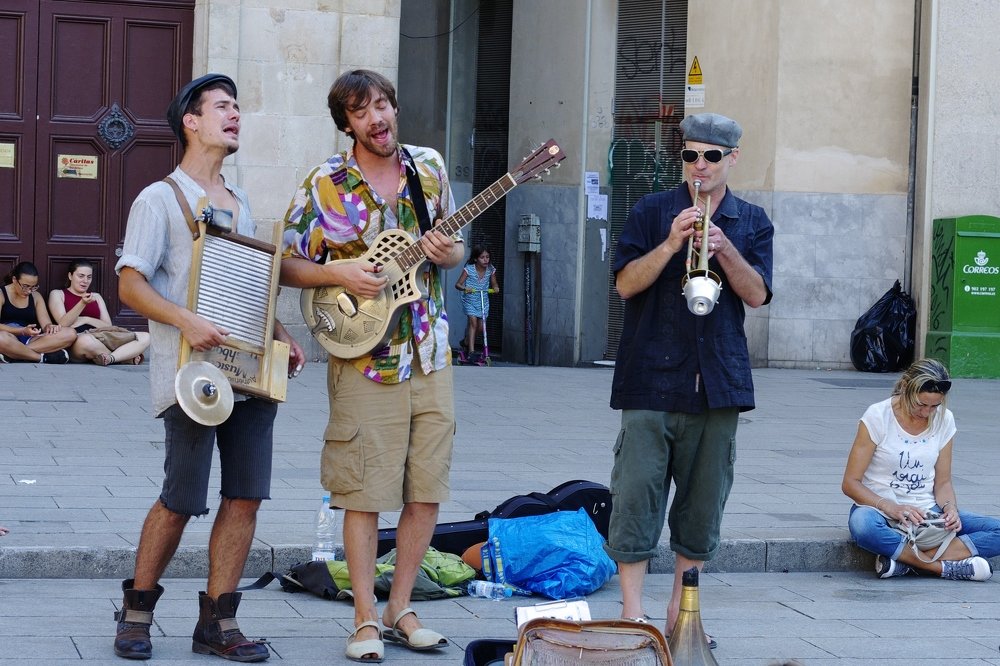 На улицах Барселоны