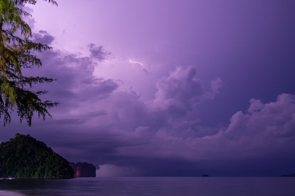 Гроза после заката