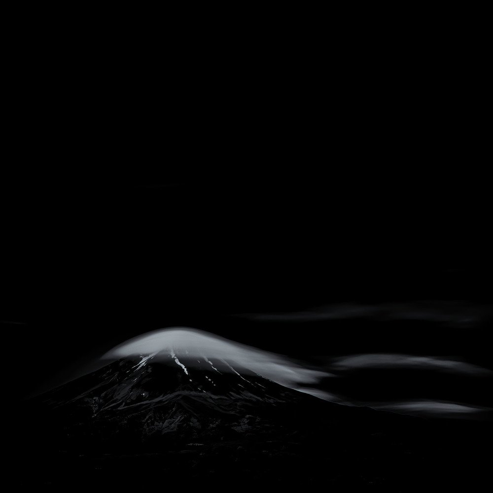 Mt.fuji with an umbrella