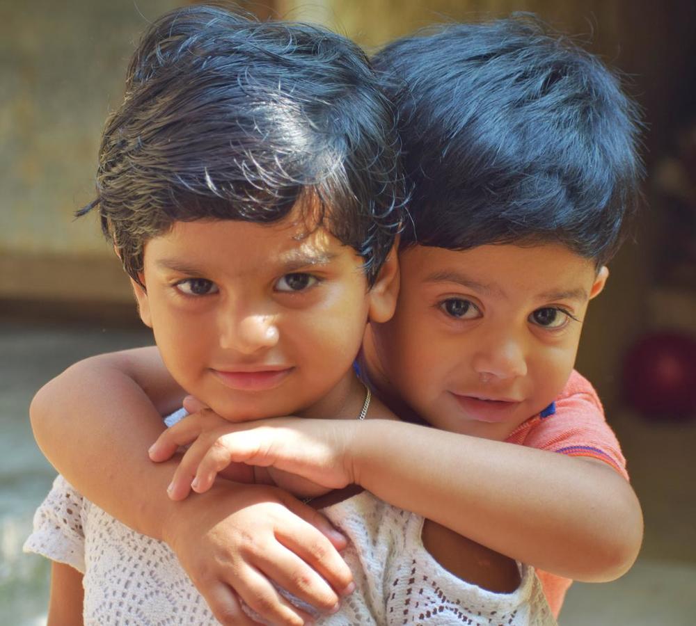 Bonding of brother and sister.
